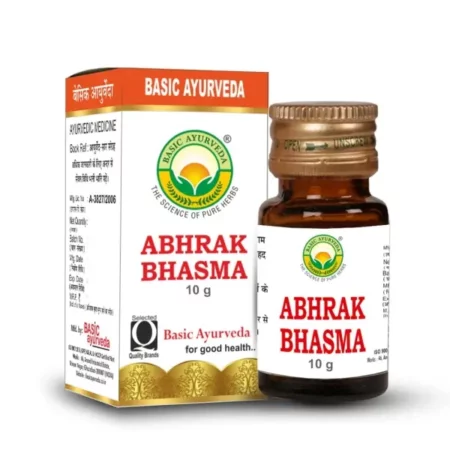 BASIC AYURVEDA Abhrak Bhasma 10 Gram Pack of 1 |