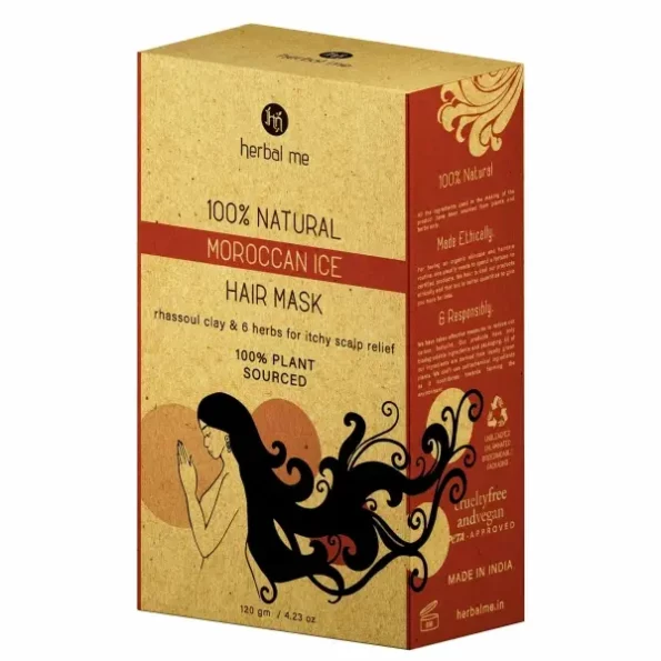 HM HERBAL ME Moroccan Ice Hair Mask - 120 gms, Herbkart8t771Ney20GMiXL.webp, Herbkart8t771Ney20GMiXL