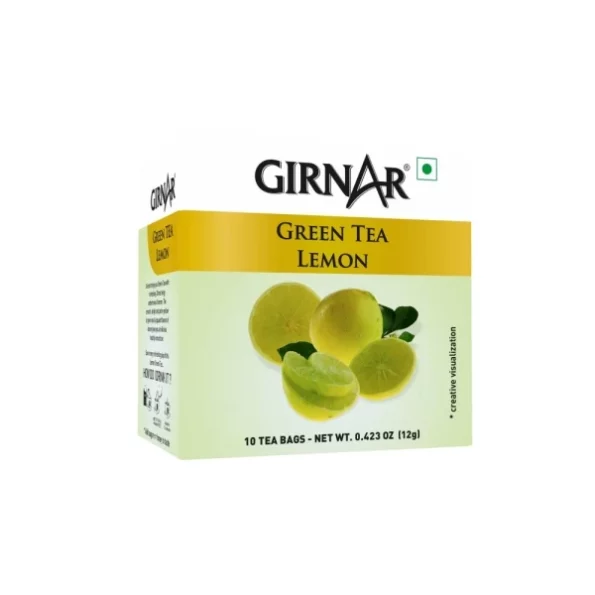 Girnar Green Tea With Lemon (10 Tea Bags), 12 grams0, Herbkart8t751PJAIv1206L.webp, Herbkart8t751PJAIv1206L