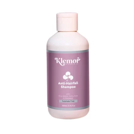 KLEMOR PARIS Anti-Hairfall Shampoo: Natural Shine, Growth, Vegan & Strengthening, 1 Count