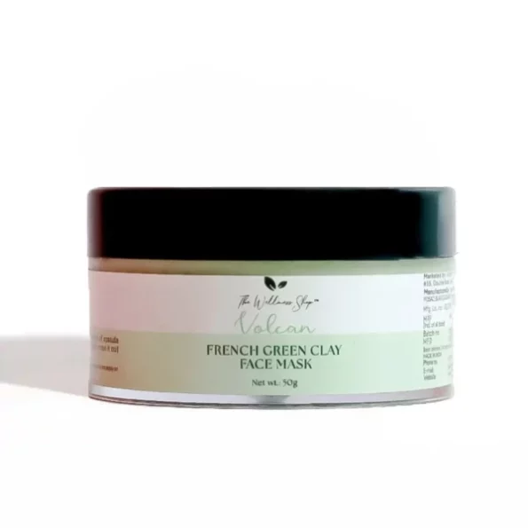 The Wellness Shop - Volcan French Green Clay Face Mask for Deep Cleansing (50g), Herbkart8t751qWTf6xM5L.webp,