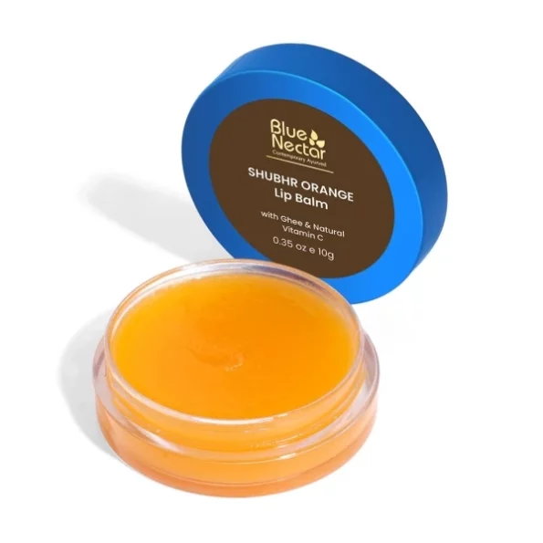 Blue Nectar Shubhr Orange Lip Balm & Gloss (10g, 10 Herbs), Herbkart8t751UecDbdlSL.webp, Herbkart8t751UecDbdlSL