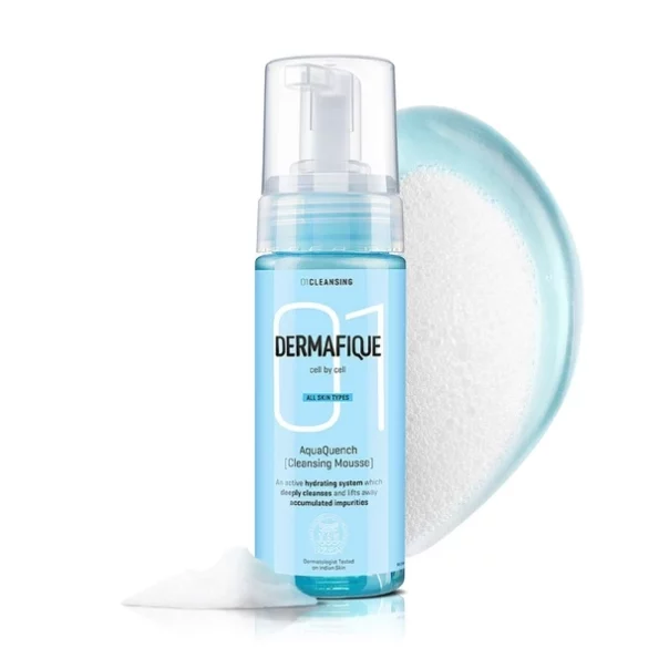 Dermafique AquaQuench Foaming Mousse, 150ml, Herbkart8t76180OZMHLAL-2.webp, Herbkart8t76180OZMHLAL 2