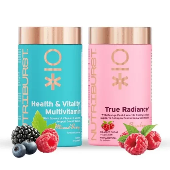 Nutriburst Daily Beauty Combo : Health & Vitality Multivitamin Gummies And True Radiance Collagen Builder Gummies- 60, Herbkart8t751D2d7h-SWL.webp, Herbkart8t751D2d7h SWL