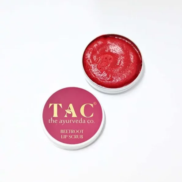 TAC - The Ayurveda Co. Beetroot Lip Scrub, 20gm, Herbkart8t751PgKG6utKL.webp, Herbkart8t751PgKG6utKL