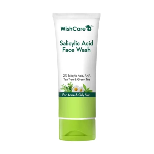 WishCare 2% Salicylic Acid Face Wash - For Oil & Acne Control available on Herbkart