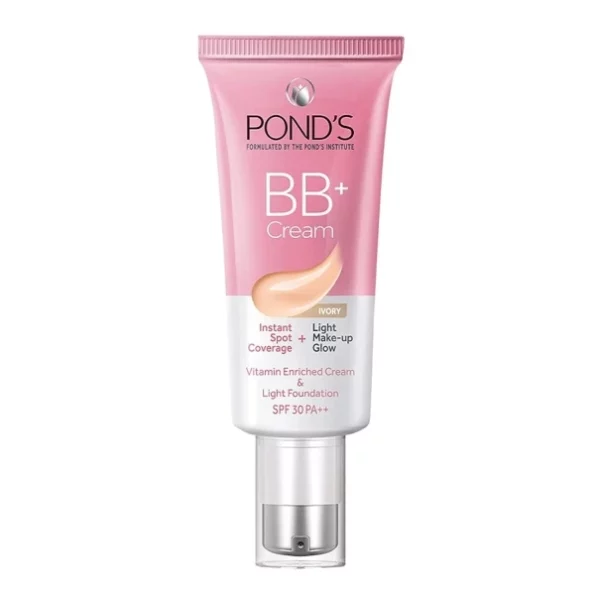 POND'S Bb+ Cream, Instant Spot Coverage + Light Make-Up Glow, Ivory 30G, Natural, Herbkart8t751pcr85LYGL.webp, Herbkart8t751pcr85LYGL