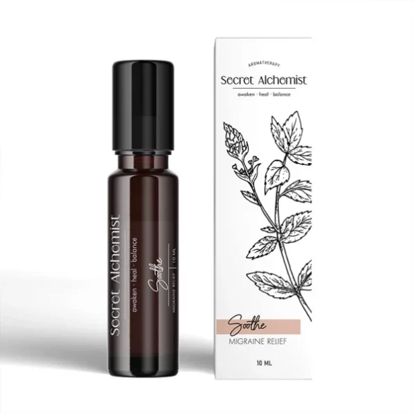 Secret Alchemist Soothe Rollon Oil for Mirgrane| Reduces Headache, Relief from Migraine|100% Pure Essential Oils| Blended with Pure Lavender & Rosemary Oil (Pack of 1-10ml), Herbkart8t751g8RcpRnJL-2.webp, Herbkart8t751g8RcpRnJL 2