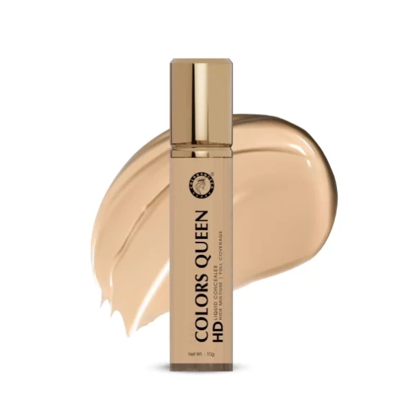 Colors Queen HD Liquid Concealer | Crease Proof, Long Lasting & Lightweight Concealer with Full Coverage | Matte Finish, Easily Blendable Concealer for Face Makeup (Shade - 08, 10g), Herbkart8t761qGONgs34L.webp, Herbkart8t761qGONgs34L