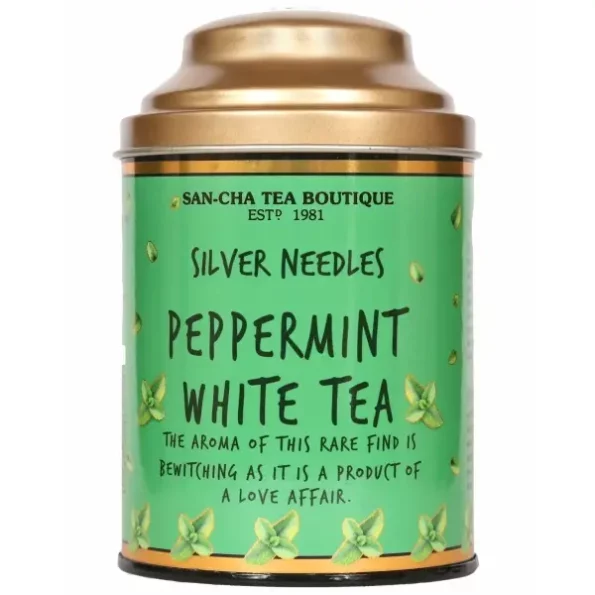 Sancha Tea Boutique Peppermint White Tea (75X3 Cups) available on Herbkart