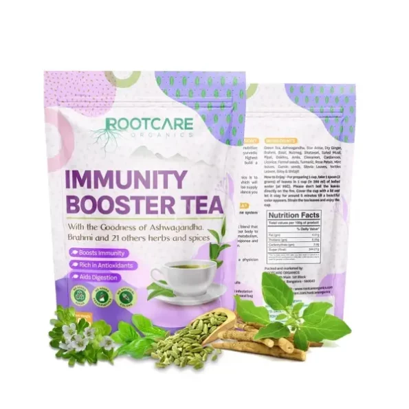 Rootcare Organics Premium Immunity Booster Tea 100g, Herbkart8t761QZ76ZsVnL.webp, Herbkart8t761QZ76ZsVnL