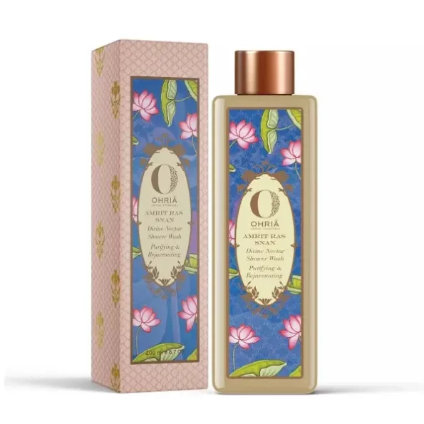 Ohria Ayurveda Amrit Ras Shower Wash, Refreshing & Hydrating - 200ml, Herbkart8t7717qD9bbWFL.webp, Herbkart8t7717qD9bbWFL