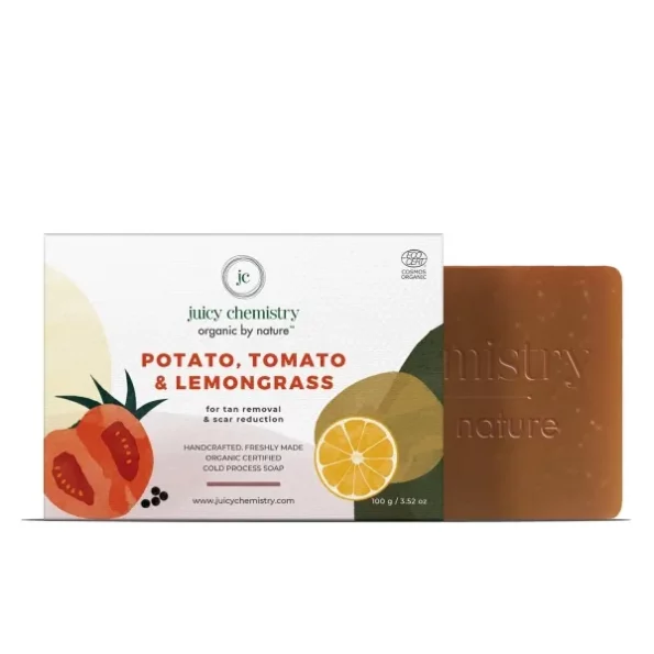 Juicy Chemistry Potato, Tomato & Lemongrass Soap, 100 g, Herbkart8t761WYyBT0IAL.webp, Herbkart8t761WYyBT0IAL