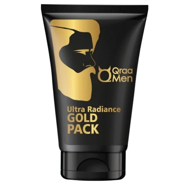 Qraa Men Ultra Radiance Gold Pack with 24K Gold Leaves -120g, Herbkart8t751ikArJtU7L.webp, Herbkart8t751ikArJtU7L