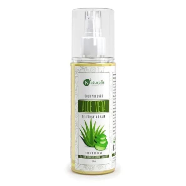 Naturalis Essence Of Nature Aloe Vera Carrier Oil For Moisturizer & Dark Circles, 200Ml, Herbkart8t741ZmoeA6-8L.webp, Herbkart8t741ZmoeA6 8L