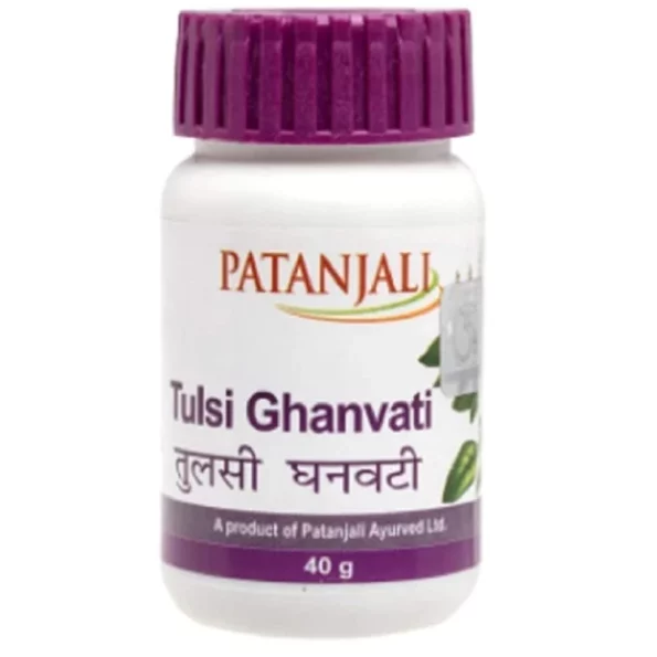 Patanjali Tulsi Ghan Vati, 240 Tab (3 x 80) available on Herbkart