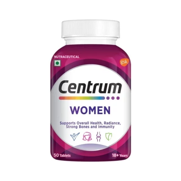 Centrum Women, World's No.1 Multivitamin with Biotin, Vitamin C & 21 vital Nutrients - Pack of 50 tablets, Herbkart8t751f1QZLCS4L.webp, Herbkart8t751f1QZLCS4L