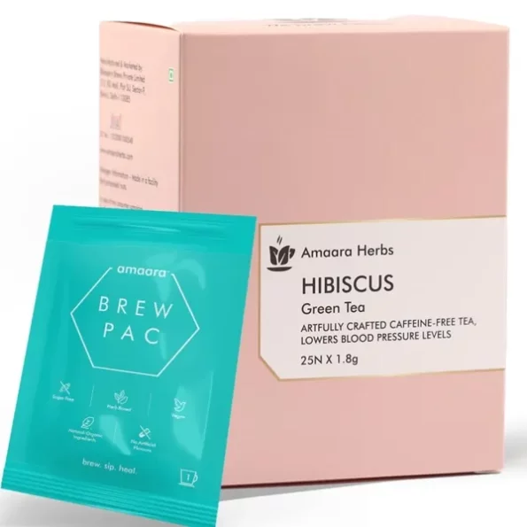 Amaara's Hibiscus Green Tea (25 TB) available on Herbkart