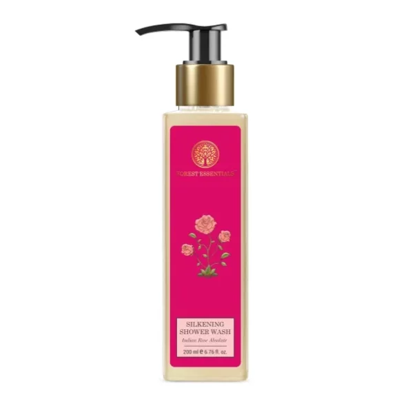 Forest Essentials Silkening Shower Wash Indian Rose Absolute, 200 ml, Herbkart8t7616txwQvWJL.webp,