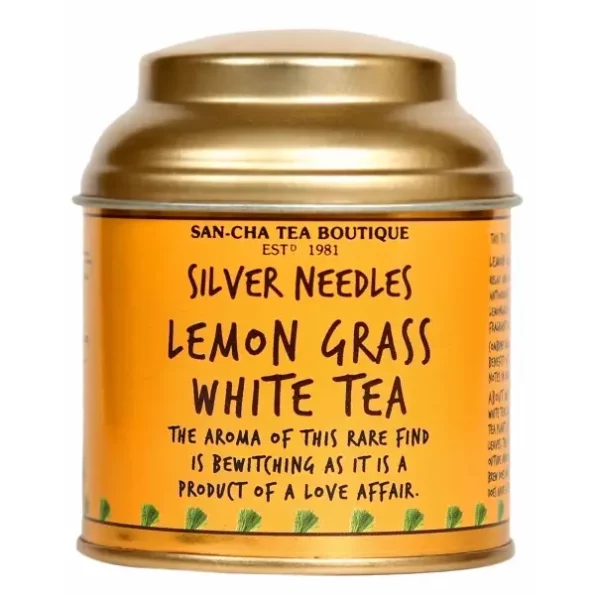 Sancha Tea Boutique Lemongrass White Tea (25X3 Cups), Pure Tea Buds Blended with The Real Lemongrass, Worlds Healthiest Tea, Relaxing & De-Stress Tea, Silver Needles White Tea, Herbkart8t781ZaWzcSGlL-2.webp, Herbkart8t781ZaWzcSGlL 2