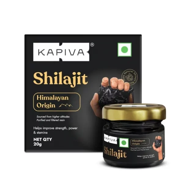 Kapiva Himalayan Shilajit/Shilajeet Resin, 20g available on Herbkart