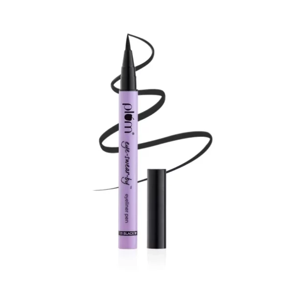 Plum Eye-Swear-By Pencil Eyeliner Pen 01 Black available on Herbkart