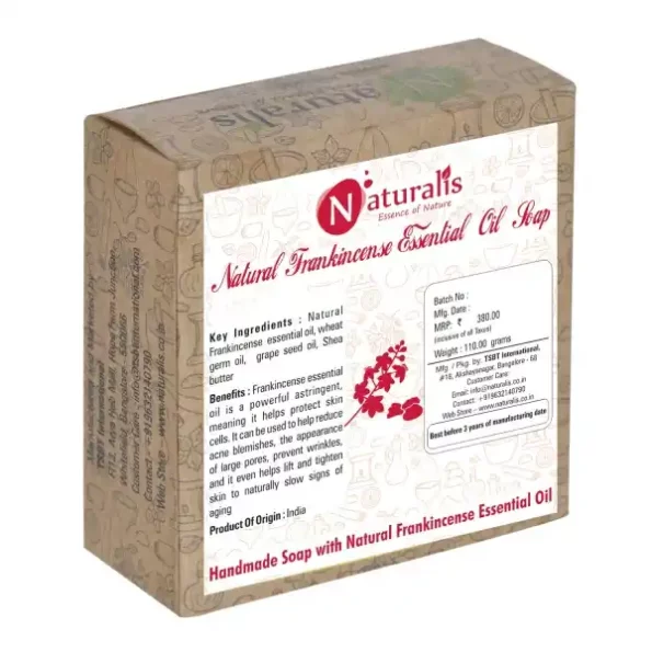 Naturalis Handmade Soap With Natural Frankincense Essential Oil, 110 gm, Herbkart8t771uf6KdGrkL.webp, Herbkart8t771uf6KdGrkL