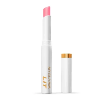 MyGlamm LIT PH Lip Balm-All Day (Pink)-2 gm | Creamy, Hydrating Formula With Luminous Effect | Best Tinted Lip Balm