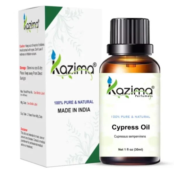 KAZIMA Cypress Essential Oil - 100% Pure Natural & Undiluted For Skin care & Hair (30ml), Herbkart8t761HjAOdq-PL.webp, Herbkart8t761HjAOdq PL