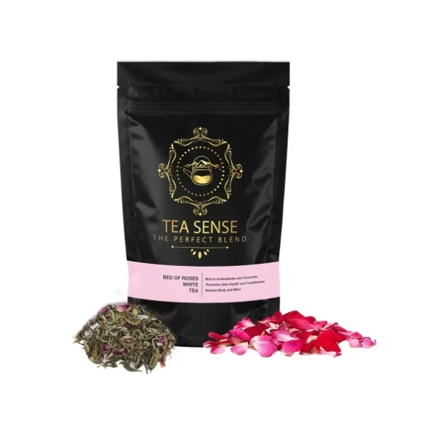 TEA SENSE Bed of Roses White Tea | 50g | Loose Leaf | Smooth Floral Peaceful | 25 Cups+, Herbkart8t761oVRqfvy1L-2.webp, Herbkart8t761oVRqfvy1L 2