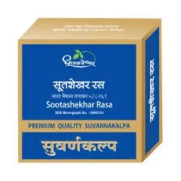 Dhootapapeshwar Sootshekhar Rasa (30 Tab) available on Herbkart