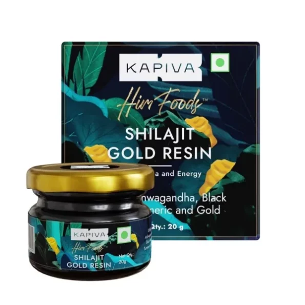 Kapiva Shilajit Gold Resin - 20g available on Herbkart