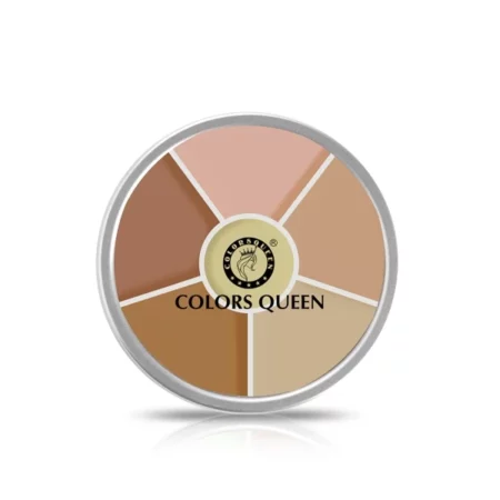 Colors Queen Light Weight Multi-Purpose Matte Concealer Color Corrector Palette | Creamy Matte Finish, Easy to Blend Hydrating Formula | Long Lasting & Waterproof Concealer for Face Makeup (01)