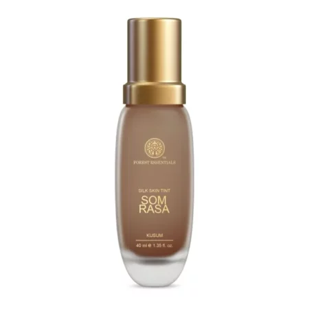 Forest Essentials Som Rasa Silk Skin Tint Kusum | Natural Foundation for Light to Medium Coverage with Natural Finish | Natural Makeup | 40ml