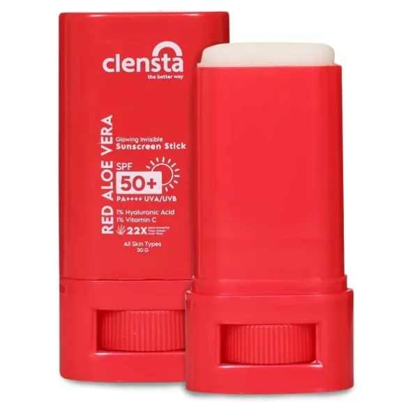 Clensta Red Aloe Vera SPF 50 Sunscreen Stick PA++++, 20 gm, Herbkart8t771Nns205ykbL.webp, Herbkart8t771Nns205ykbL