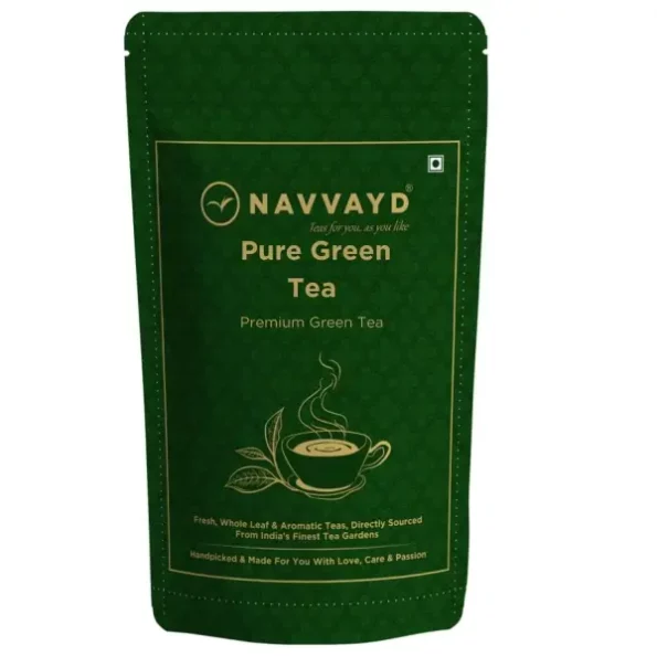 Navvayd Pure Green Tea (100 Gm, 50 Cups), For Weight Loss & Slimming, Loose Leaf, Herbkart8t761oVtGrumFL.webp, Herbkart8t761oVtGrumFL