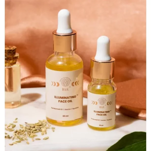 BiE Illuminating Face Oil With Squalane & Kumkumadi, 10ml available on Herbkart