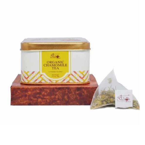 The Indian Chai - Organic Chamomile Tea 15 Pyramid Tea Bags, Herbkart8t761TDhal3fwS.webp, Herbkart8t761TDhal3fwS