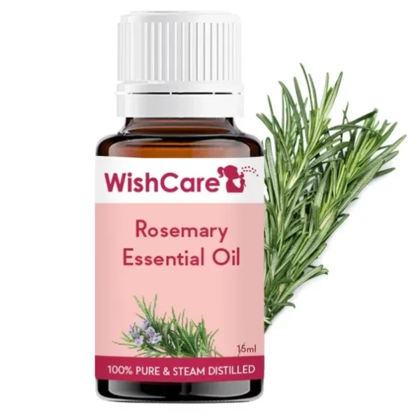 WishCare® Rosemary Essential Oil 15 ML - 100% Pure, Undiluted & Natural available on Herbkart