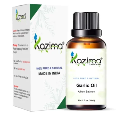 KAZIMA Garlic Essential Oil - 100% Pure Natural & Undiluted For Skin care & Hair care (30ml)