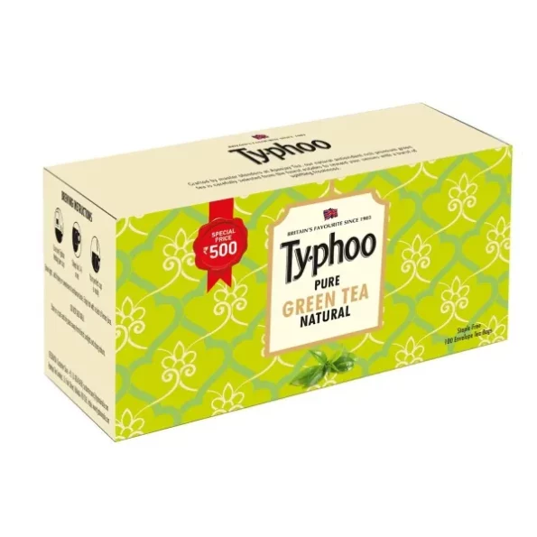 Ty-phoo Pure Natural Green Tea Bags,100 Bags,330 Grams, Herbkart8t7618Tqb91QAL.webp, Herbkart8t7618Tqb91QAL