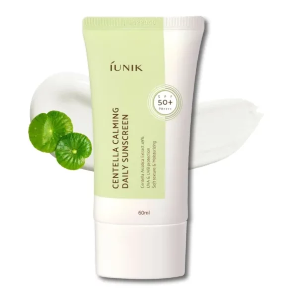 IUNIK Centella Calming Vegan Moisture SPF 50+ PA++++ Non-Sticky No White Cast Light-Weight Daily Sunscreen Reef-Safe UVA UVB Matte-Finish No-Scent 2 Oz Beta-Glucan Dry Oily Sensitive Korean Skincare, Herbkart8t76116gsq9WsL.webp, Herbkart8t76116gsq9WsL