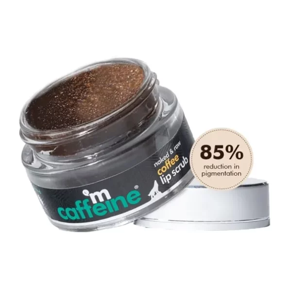 mCaffeine Coffee Lip Scrub Balm - 85% Reduction in Dark Lips & Pigmentation (12gm), Herbkart8t761LDhUEZK7L-1.webp, Herbkart8t761LDhUEZK7L 1