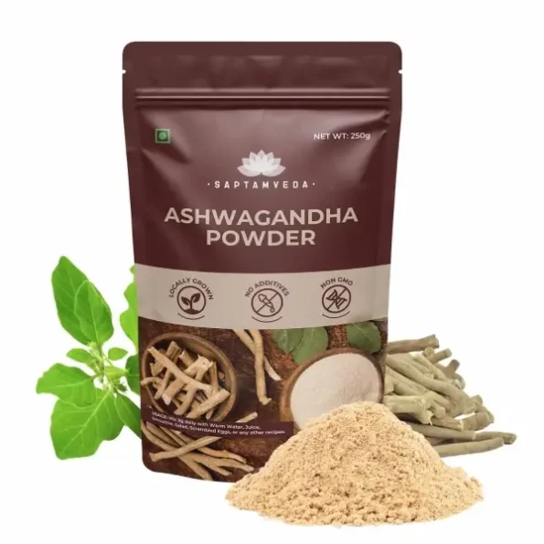 SAPTAMVEDA Premium Organic Ashwagandha Powder 250gm, Herbkart8t76195eN3CYFL.webp, Herbkart8t76195eN3CYFL