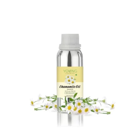 Young Chemist Pure Chamomile Essential Oil - 100ml | Natural Relaxation & Sleep Support | For Aromatherapy, Skin Care, and Stress Reduction | Safe for All Skin Types