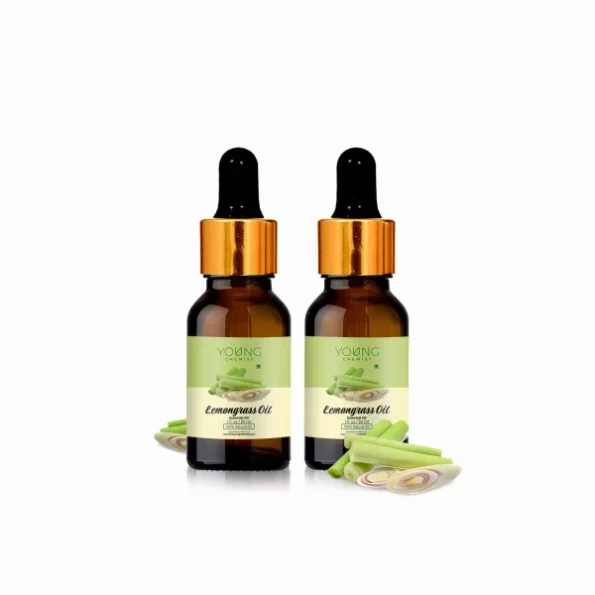 Young Chemist Lemongrass Essential Oil - 60ml | 100% Natural, Therapeutic Grade for Pain Relief, Skin, and Hair Health | Perfect for Diffusers & Massage, Herbkart8t751F8GXKDFBL.webp, Herbkart8t751F8GXKDFBL