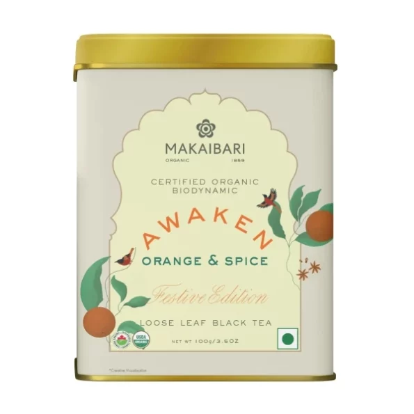 Makaibari Festive Edition: Awaken - Orange & Spice Black Tea, Tin Caddy, 100g, Herbkart8t771IDGtiEKVL.webp, Herbkart8t771IDGtiEKVL