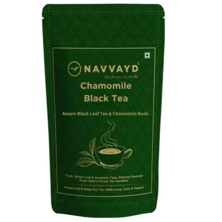 Navvayd Chamomile Black Tea (100 Gm, 50 Cups)