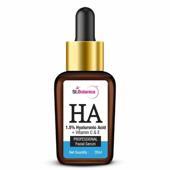 St.Botanica Hyaluronic Acid Face Serum, 20ml Infused with 1.5% Hyaluronic Acid, Vitamin C & E, Herbkart8t7512Acg9Xz7L.webp, Herbkart8t7512Acg9Xz7L