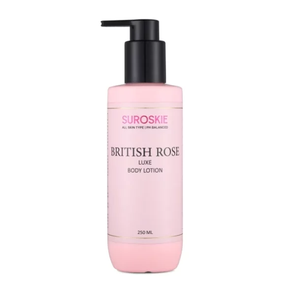 Suroskie British Rose Body Lotion 250 ml available on Herbkart